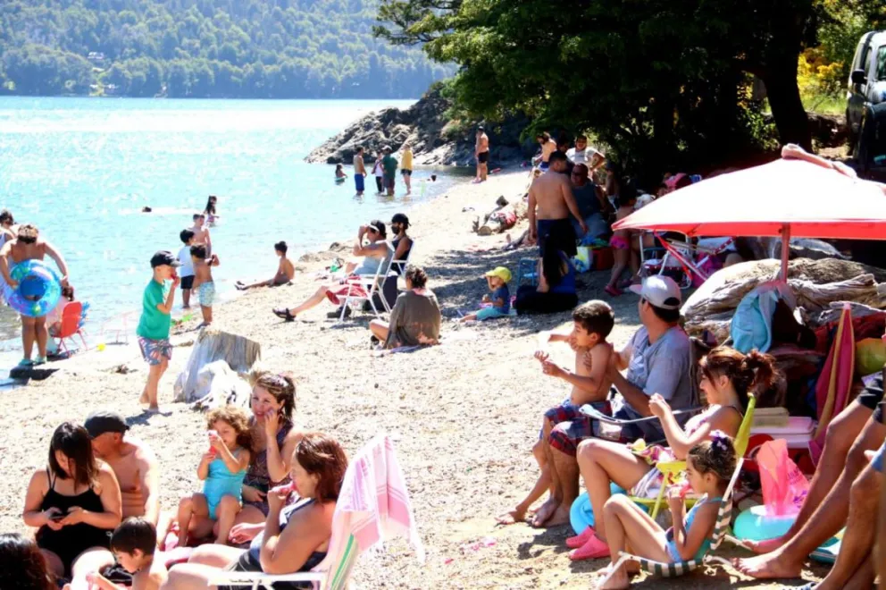 El clima ayudó y las playas estuvieron repletas