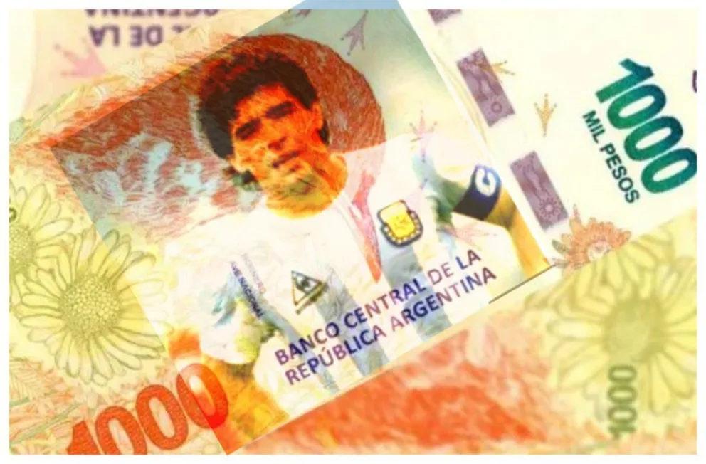 Presentaron un proyecto de ley para que Maradona aparezca en un billete