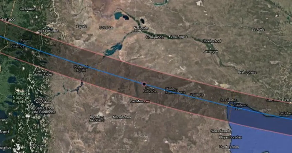 Valcheta se prepara para ser el epicentro del eclipse
