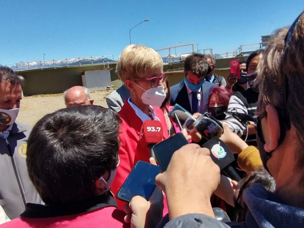 Silvina García Larraburu destacó la trascendencia  de la nueva Planta Depuradora