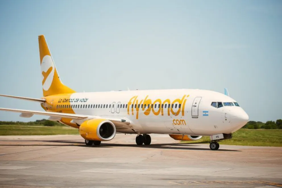 Volvieron los vuelos de Flybondi a Bariloche