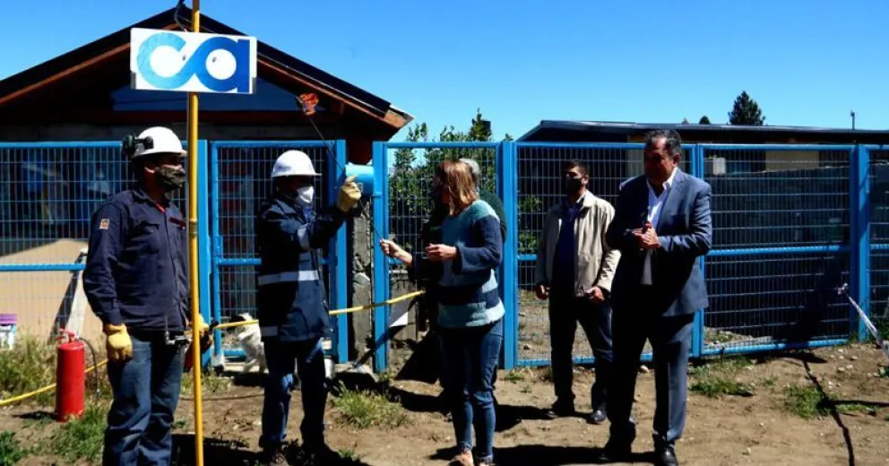 Inauguraron la red de gas natural en el barrio “Mari Mari”