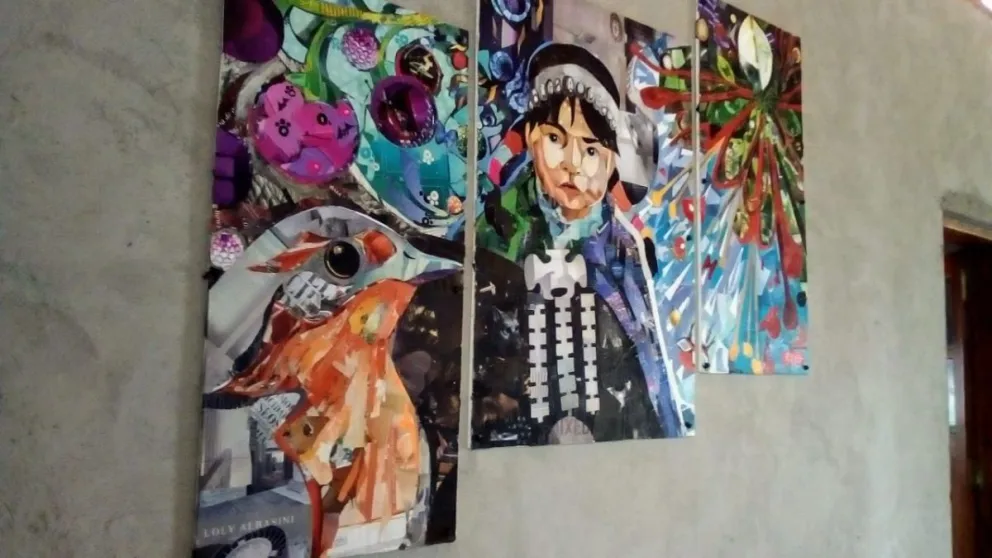 Espléndido mural en merendero del barrio 29 de Septiembre
