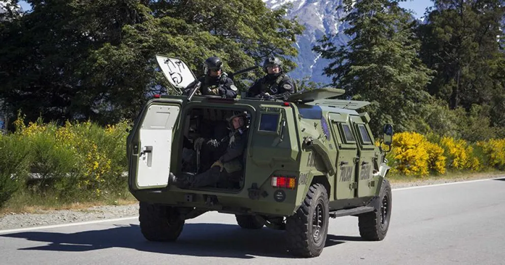 Detalle de las armas usadas en el enfrentamiento en Villa Mascardi