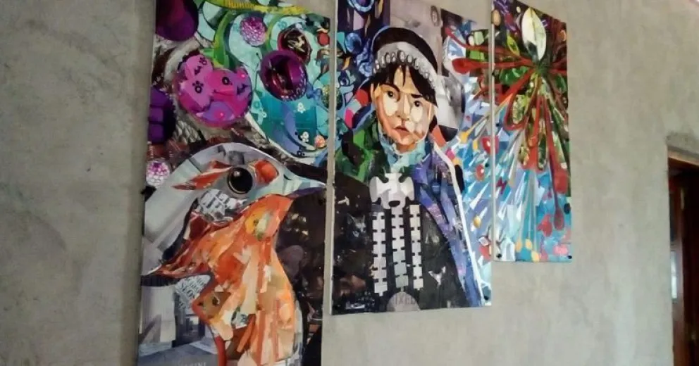 Espléndido mural en merendero del barrio 29 de Septiembre