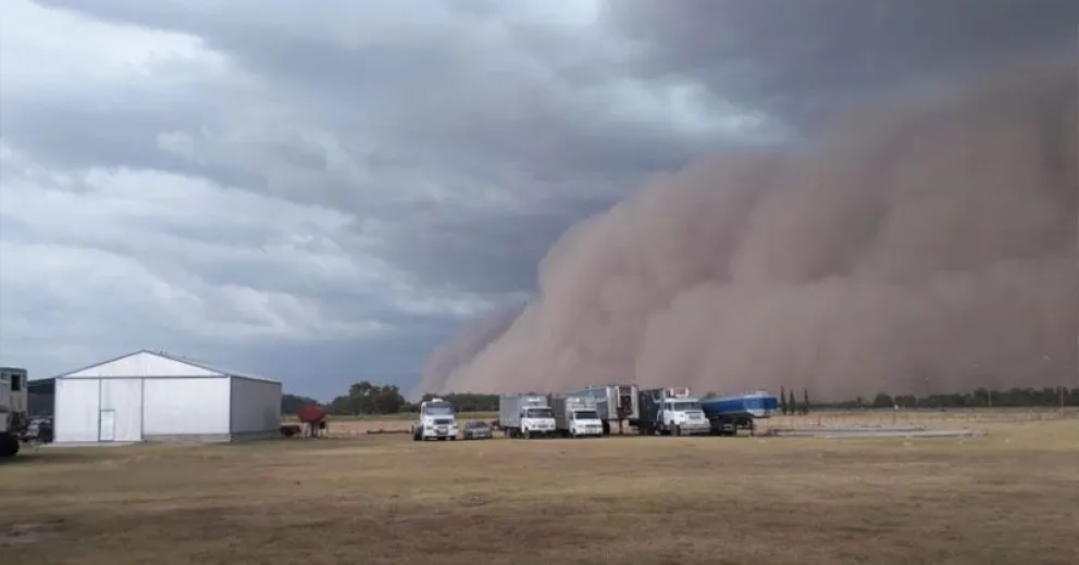Impresionante video del tornado en La Pampa