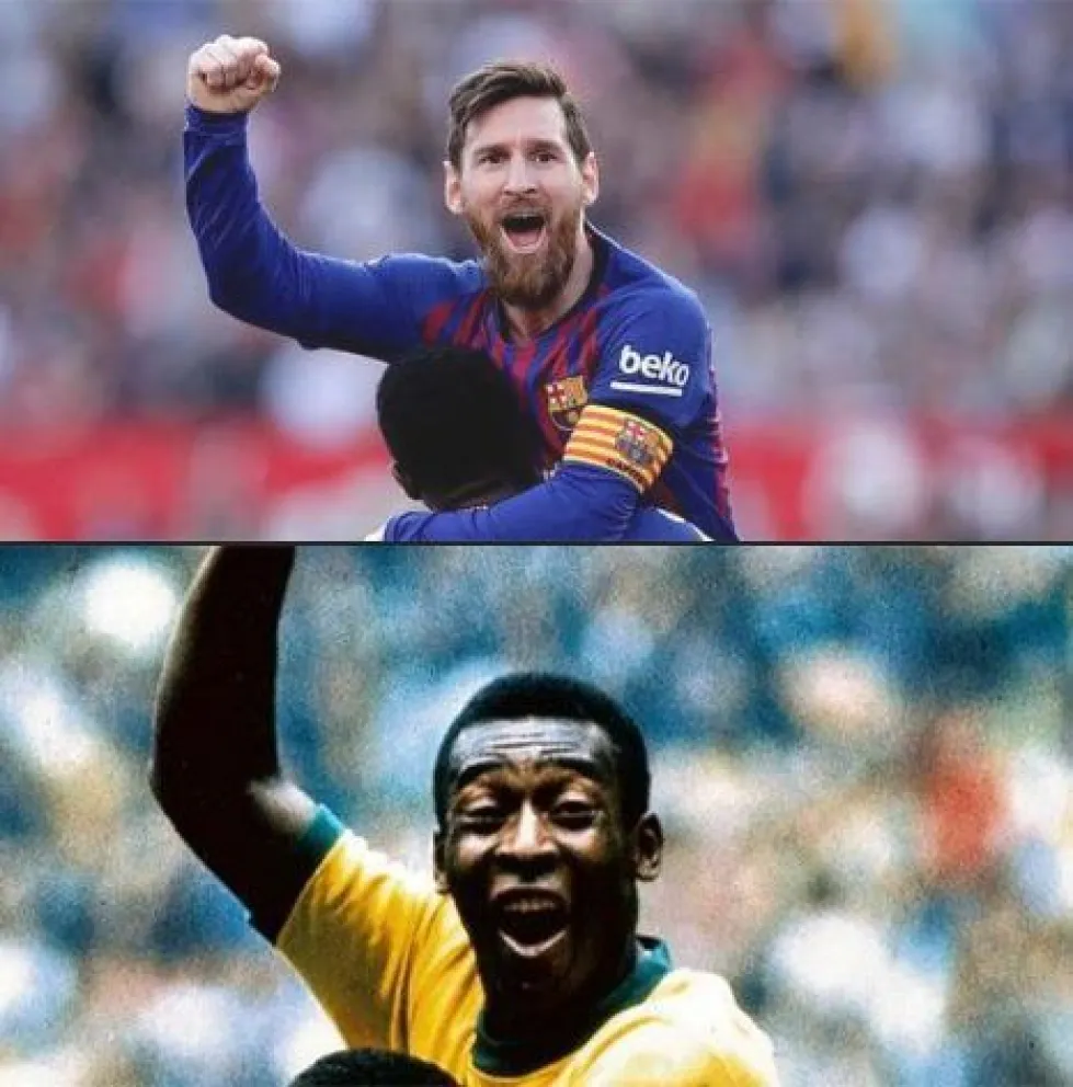 El emotivo mensaje de Pelé a Messi luego de igualar su legendario récord goleador