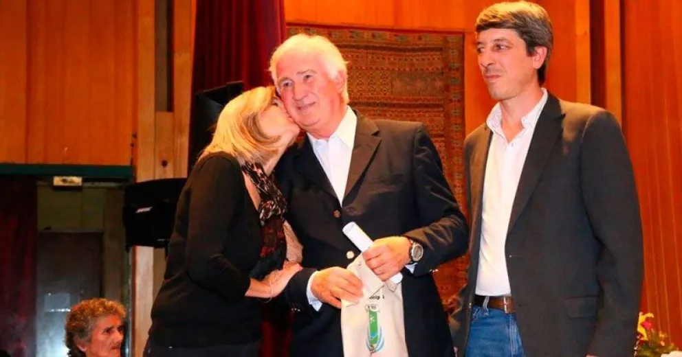 Mengolini recibió el reconocimiento del Concejo Municipal en 2015. 