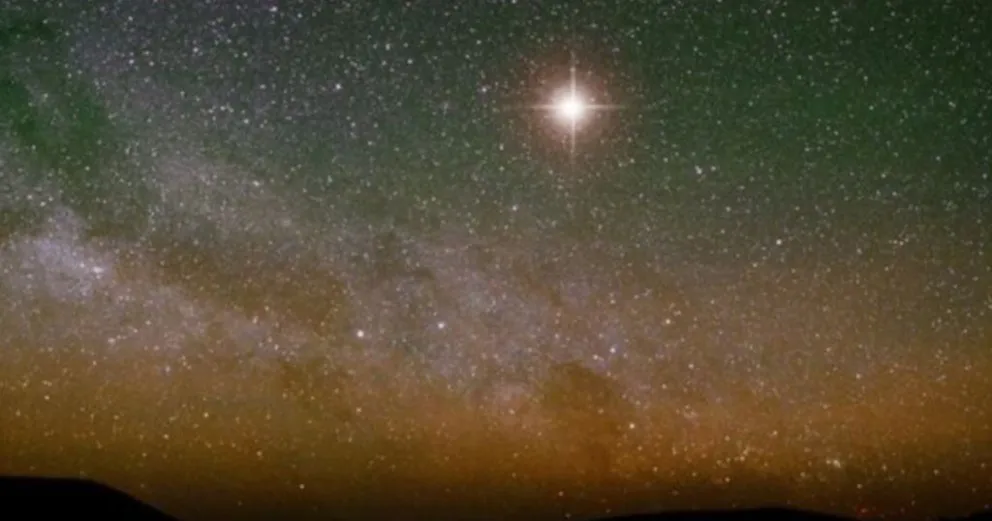 Súper lunes: la Estrella de Belén, luna enorme y solsticio