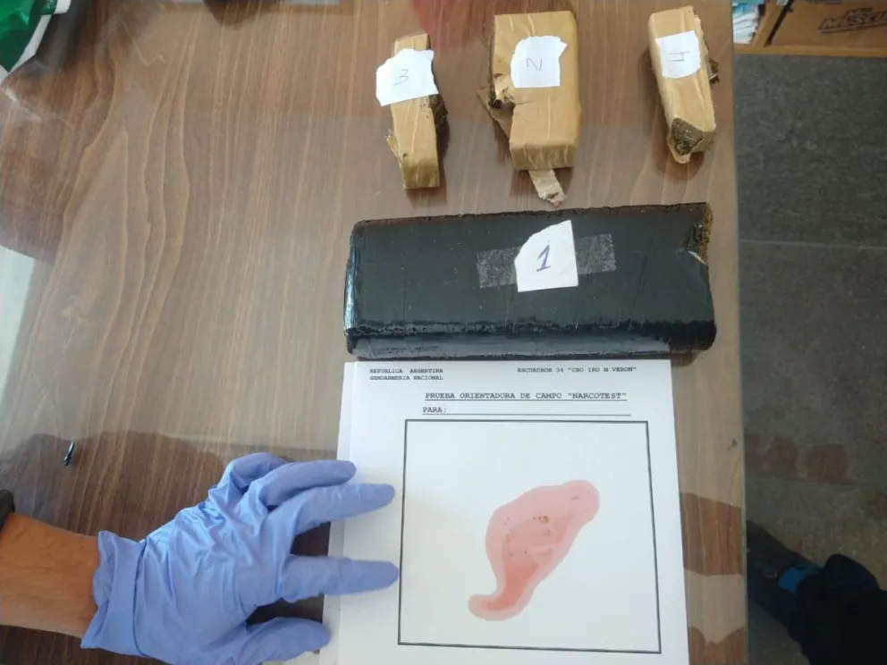 Un detenido cuando fue a buscar la droga que llegó por encomienda