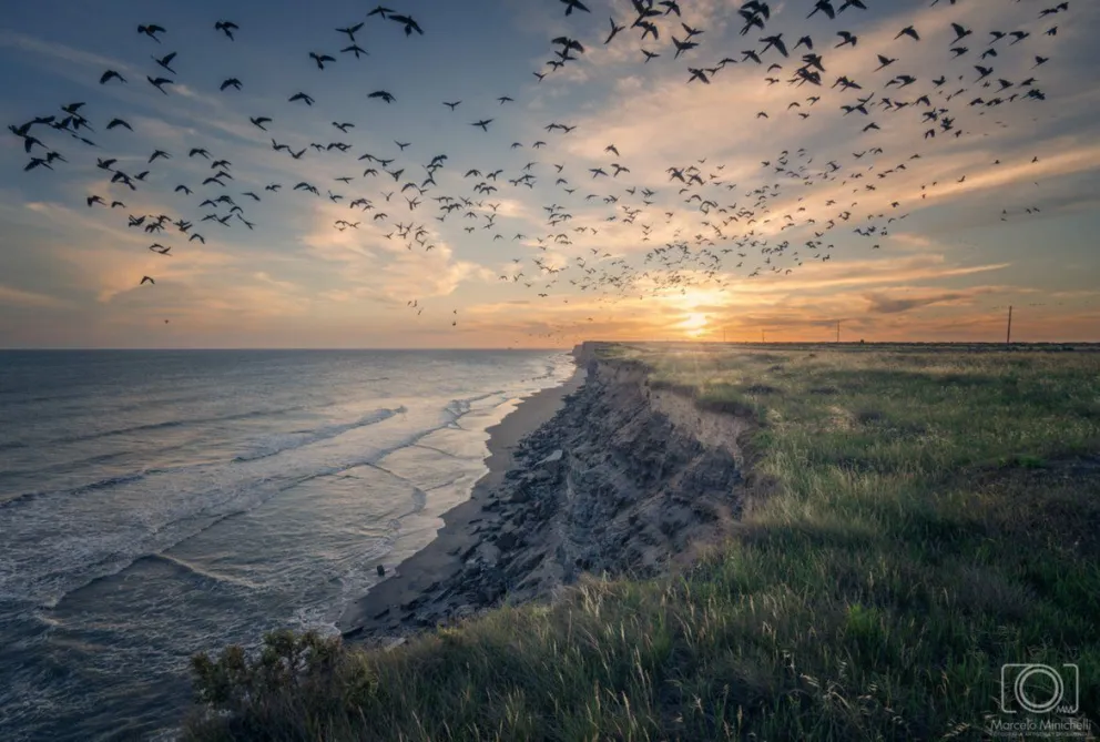 Una foto en El Cóndor quedó entre las 100 mejores de paisajes de mar de 2020