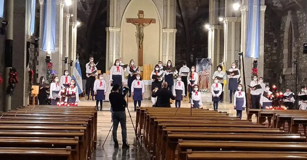 Finalizaron las grabaciones de la Navidad Coral en la Catedral