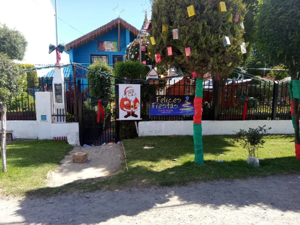 La casa que muestra el "espíritu navideño" en Bariloche