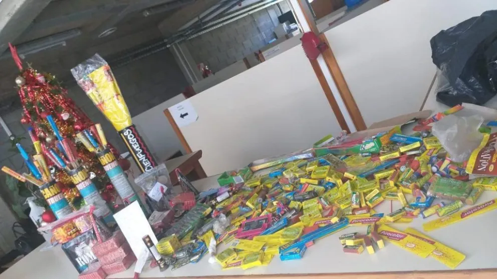 Hubo ocho allanamientos por venta ilegal de pirotecnia y alcohol  en la ciudad
