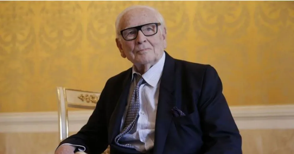 Murió el famoso diseñador de moda Pierre Cardin