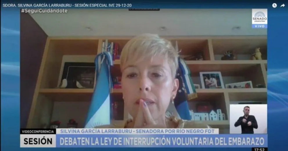 García Larraburu, tras cambiar de postura sobre la legalización del aborto: “mi voto es deconstruido”