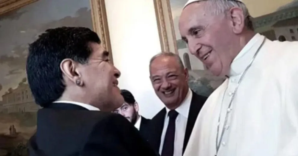 El papa Francisco recordó a Maradona