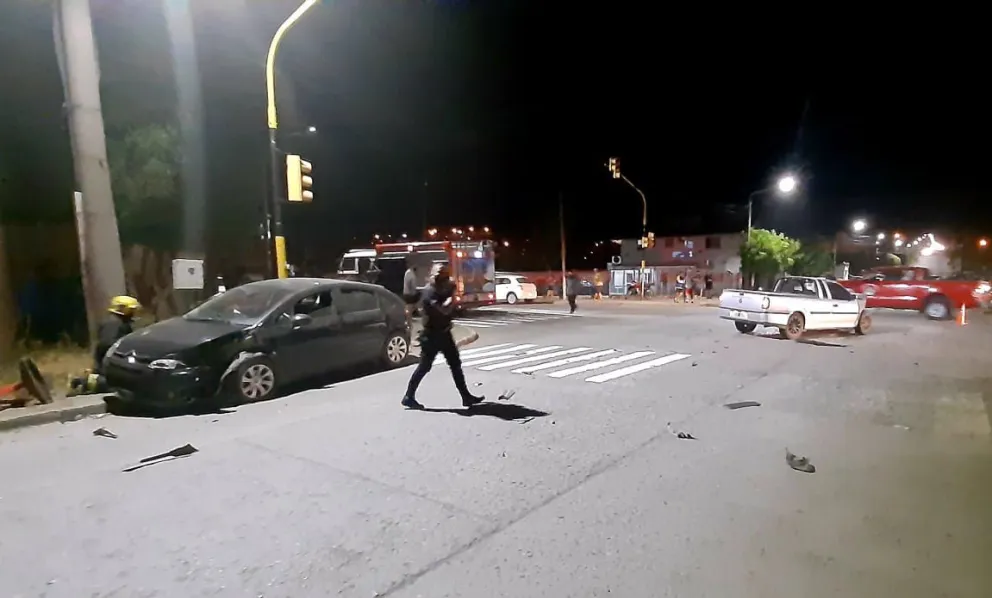 Un menor de cuatro años herido en choque entre dos vehículos