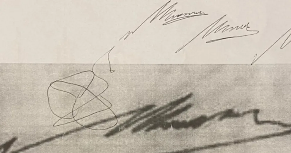 Encuentran firmas falsificadas de Maradona en la casa de Luque
