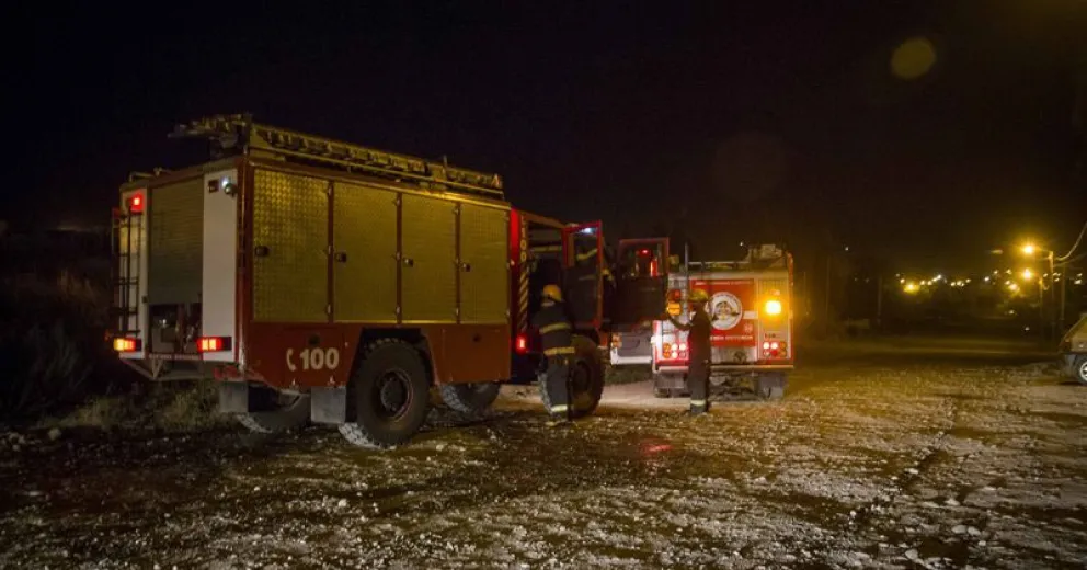 Pérdidas totales en una vivienda que fue arrasada por un incendio