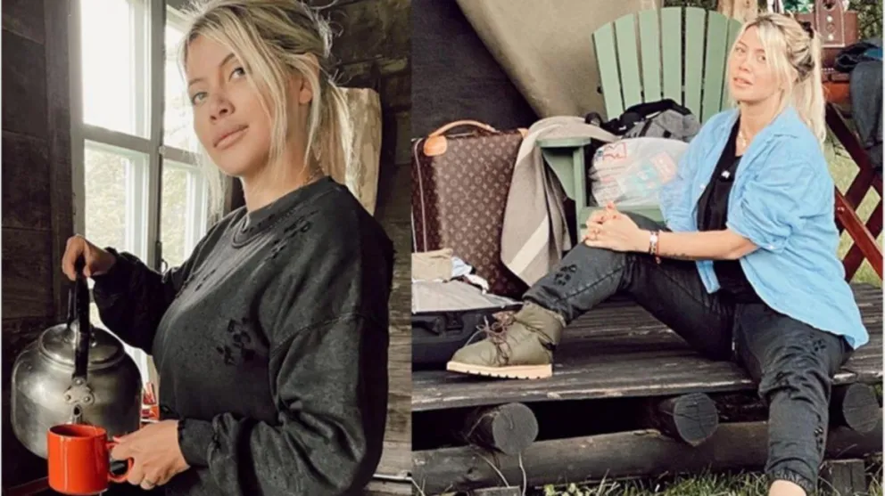 La divertida foto de Wanda Nara luciendo su look en la cordillera: "Se agradece que no hagan zoom"