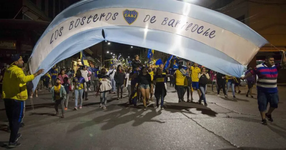 Los hinchas de Boca coparon el Centro Cívico para celebrar un nuevo título