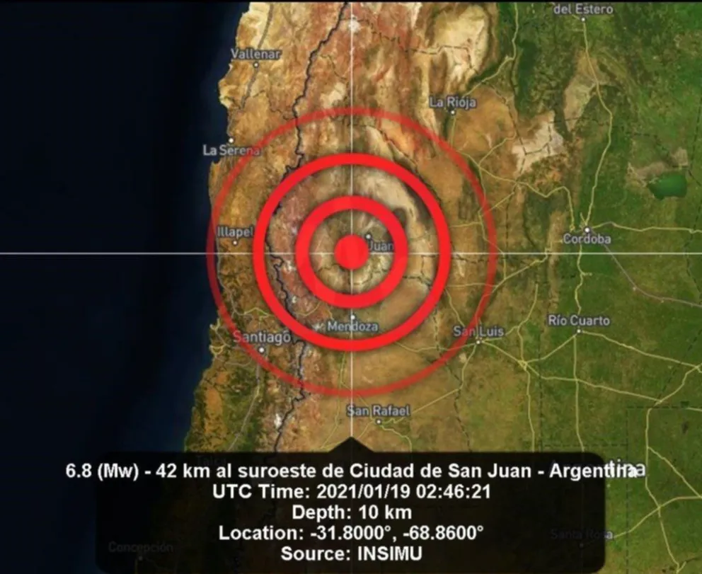 Terremoto en San Juan: dos menores heridos y un adulto internado con golpes “graves”