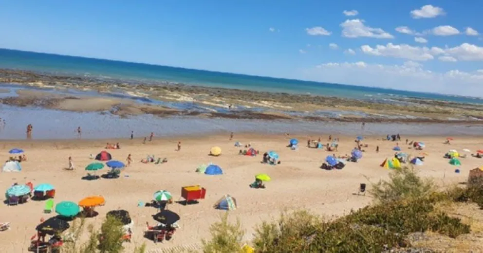Las Grutas, el destino que mas lo padeció en la primera quincena de enero