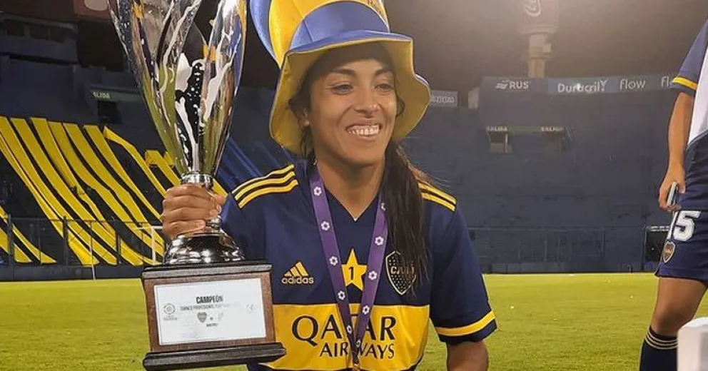 Histórico: Miriam Mayorga celebró con Boca el primer título profesional
