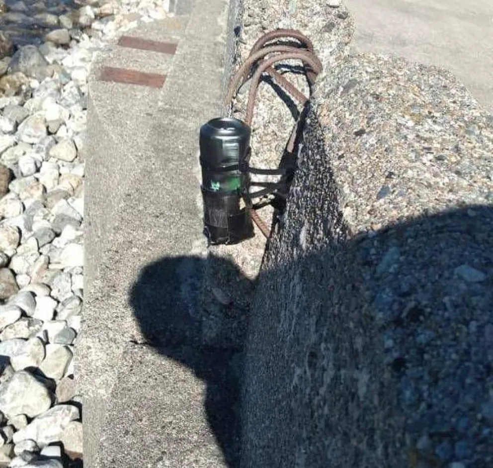 Buscan al que colocó el artefacto sospechoso en el puerto San Carlos