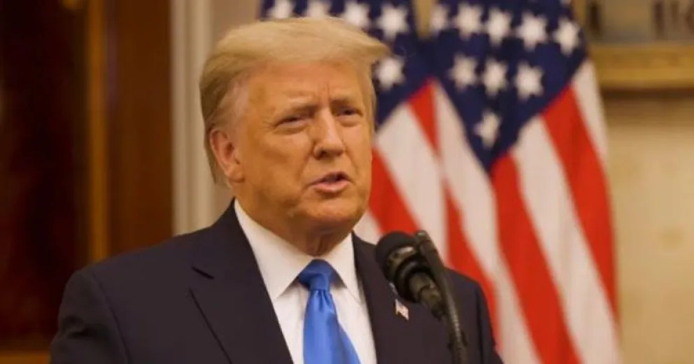 El mensaje de despedida del presidente saliente Donald Trump