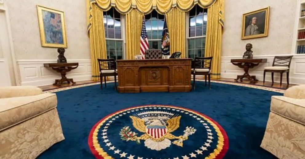Sorpresa: mirá cómo decoró Biden el Despacho Oval en la Casa Blanca