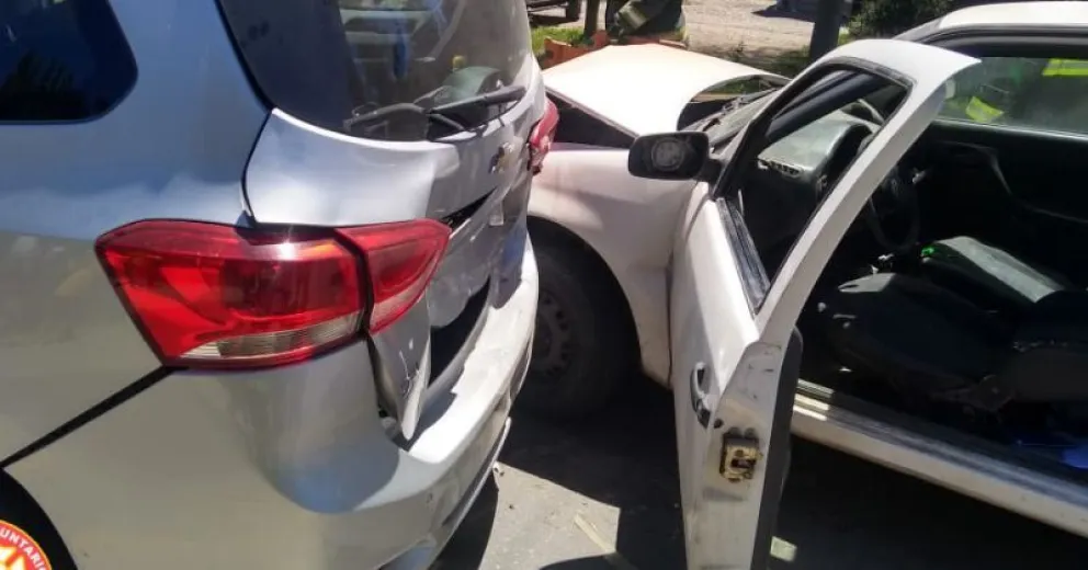 Un herido en choque sobre Ruta 40