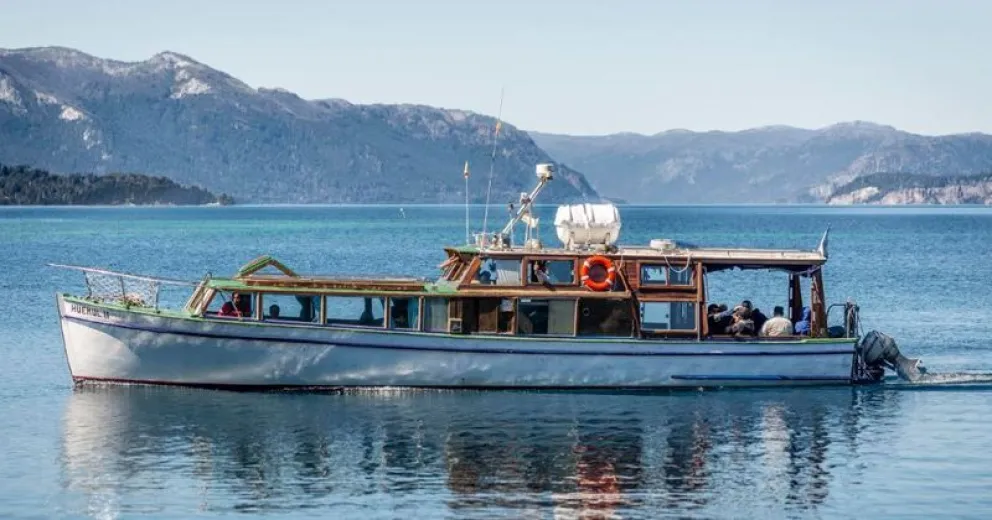 La embarcación Huemul II celebra 90 años de recorrer el Nahuel Huapi