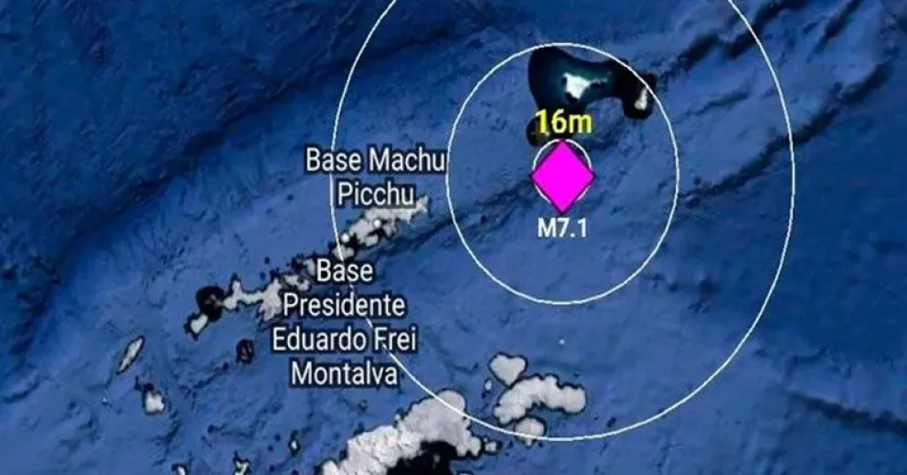 Alerta de tsunami por un fuerte sismo que hizo temblar a la Antártida