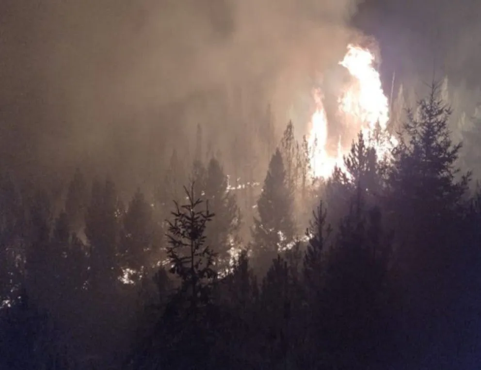 Continúan los trabajos para detener el avance del fuego en Epuyén