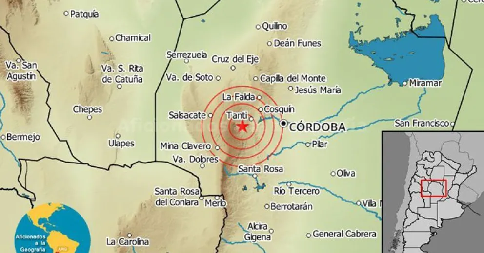 Fuerte temblor sacudió Córdoba: "fue como si te viniese un tren adentro de tu casa”