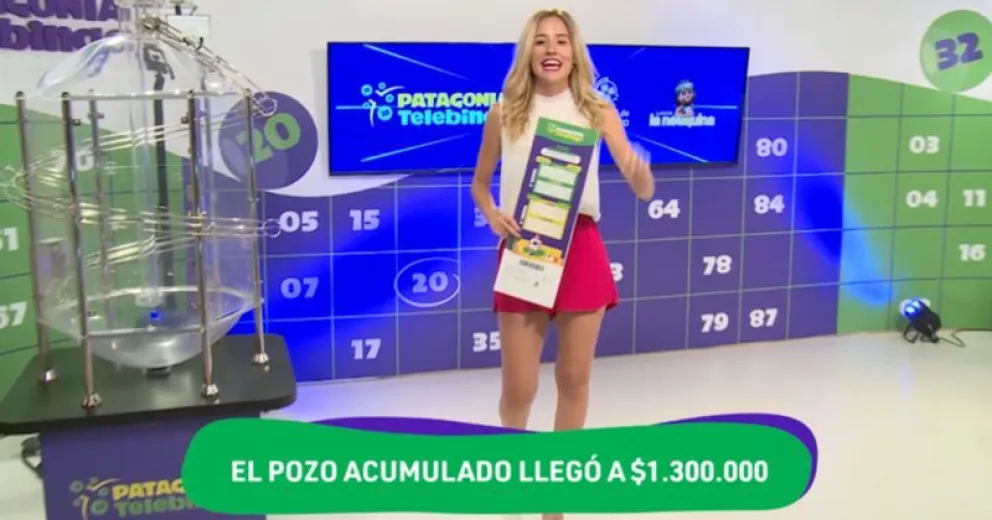 El Pozo del Patagonia Telebingo sigue creciendo y está en $1.300.000 más una moto 0 km