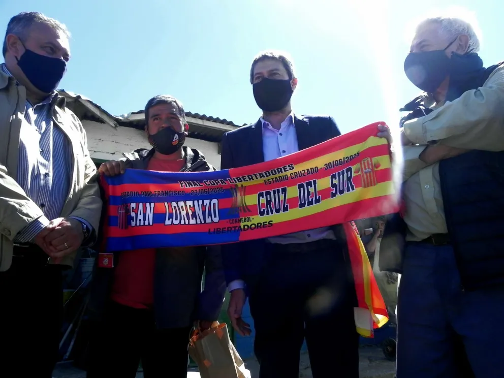 Matías Lammens aseguró que Nación aportará para los vestuarios en la nueva cancha de Cruz del Sur