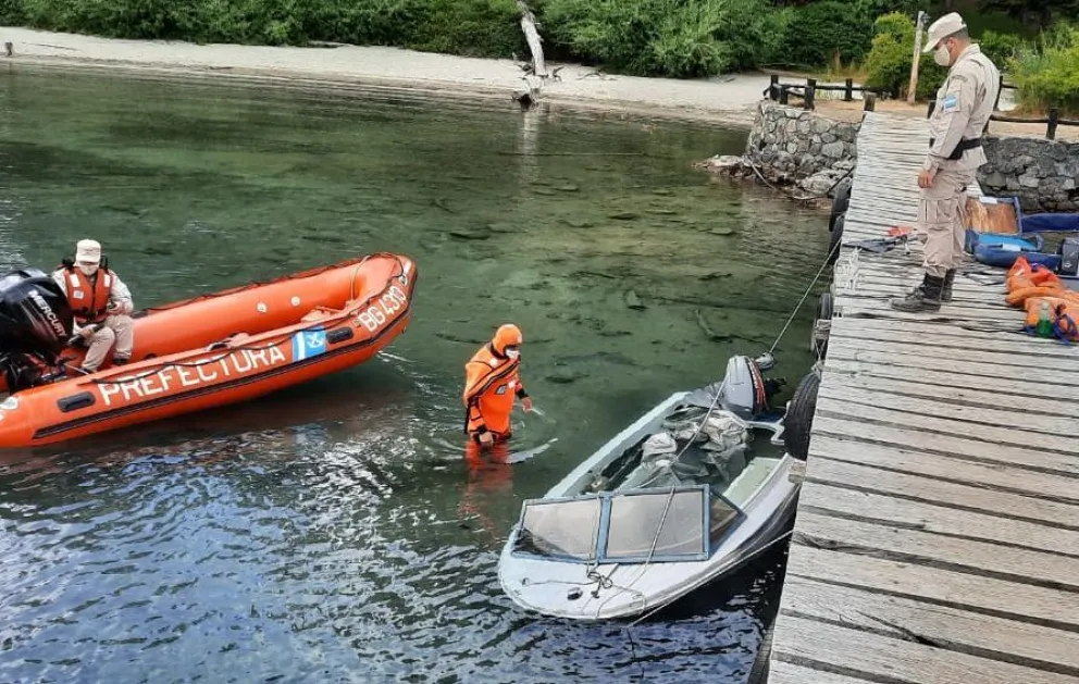 Prefectura evitó que contaminen el lago Nahuel Huapi