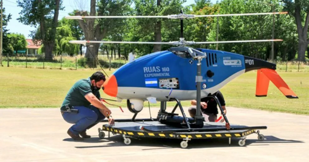 Invap desarrolló helicóptero-dron que sirve para múltiples propósitos