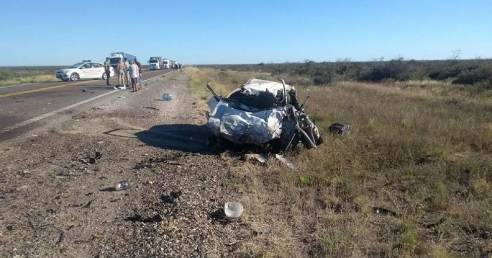 Perdió la vida cuando viajaba con su hijo desde Las Grutas a Río Colorado