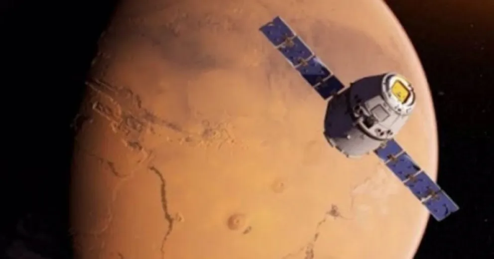 La sonda espacial china está por entrar en la orbita de Marte alrededor del 10 de febrero