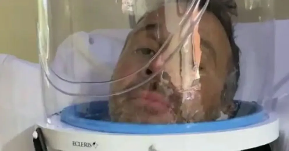 El video de Lapegue desde terapia intensiva: “Voy a volver a ser el de antes”