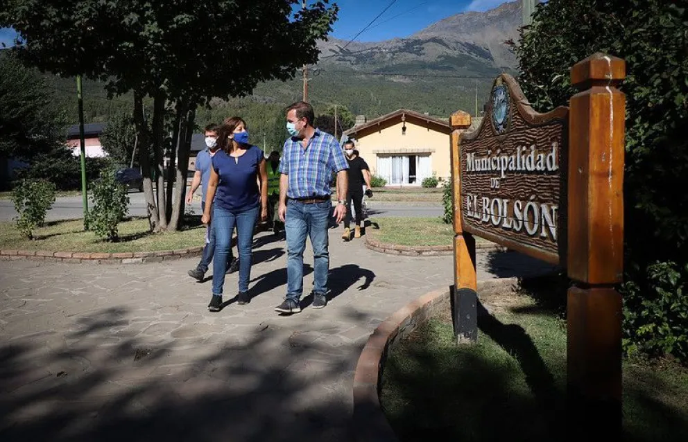 Intendentes de JSRN apoyaron el trabajo de la Gobernadora y Bruno Pogliano frente a los incendios