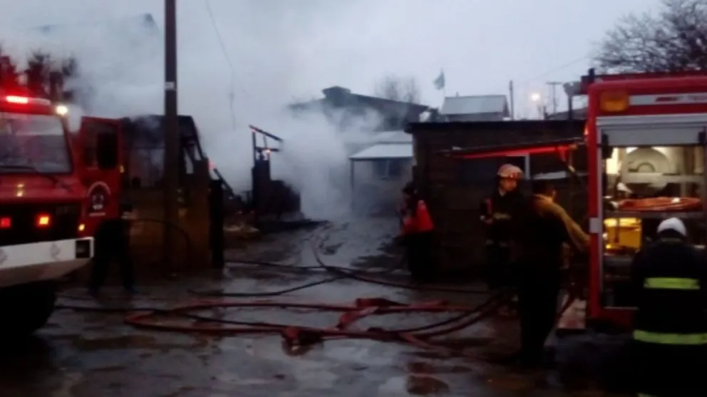 Un incendio en el Virgen Misionera consumió una vivienda 