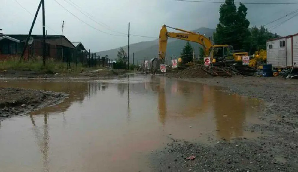 Cuatro familias fueron asistidas durante el temporal de lluvia