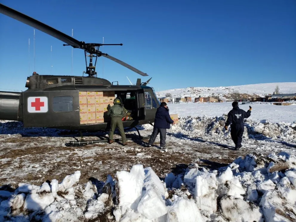 La Escuela Militar de Montaña acercó ayuda a pobladores de algunos parajes