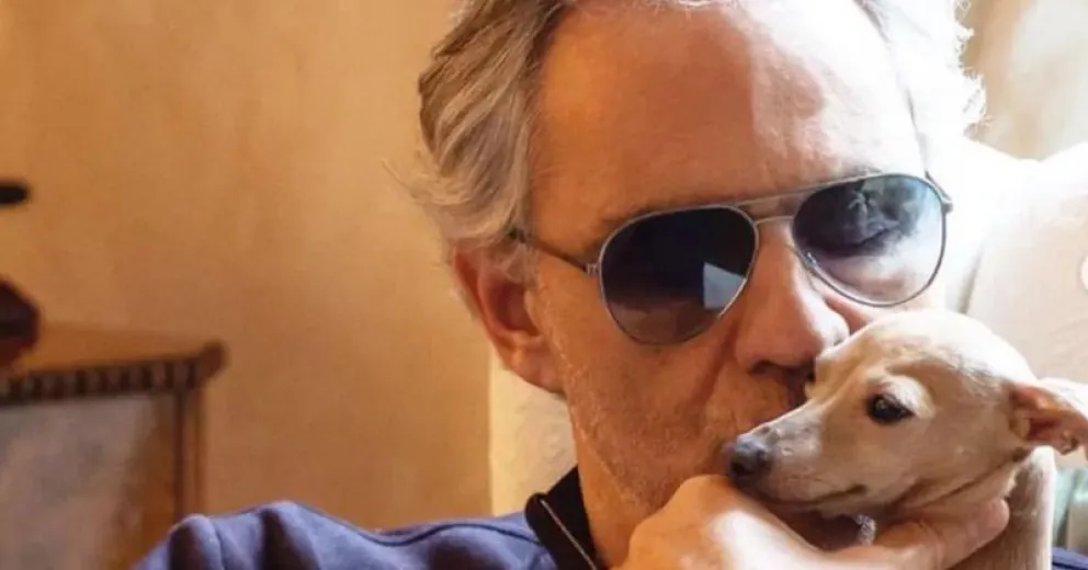 Tras perder su perrita, acusan a Andrea Bocelli de maltrato animal y negligencia