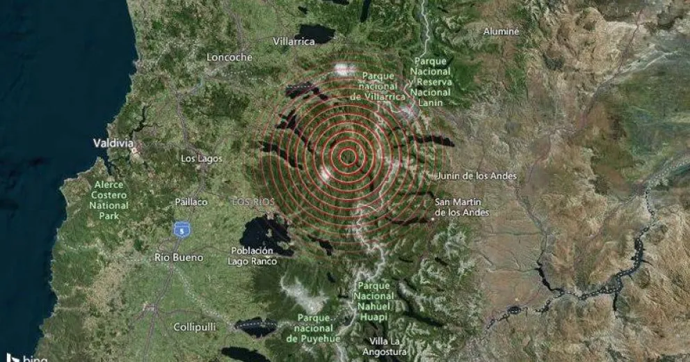 El sismo se sintió fuerte en algunas zonas de Bariloche